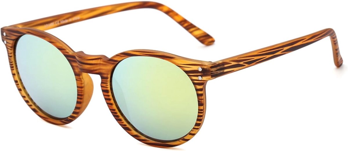 Ronde zonnebril klassieke UV400 unisex tinten schattige mode bril JH9003G
