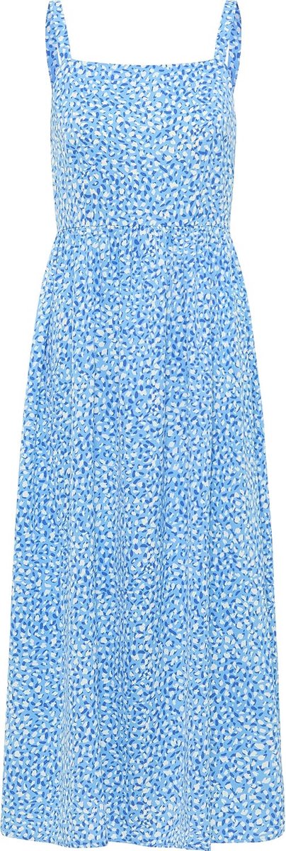 Maxi-jurk met allover-print 19323484-LO01, BLAUW Wit, S, Maxi-jurk met allover-print, S
