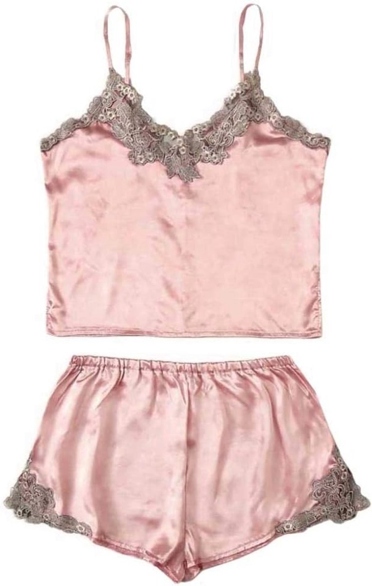 Lingerie voor Kanten Kimono Nachthemd Ondergoed Sexy Lingerie Nachtkleding Kant met String Nachtkleding JurkPyjama-set met V-hals voor dames Sexy lingerie Mouwloze Nachtkleding Crop Nachtkleding voor