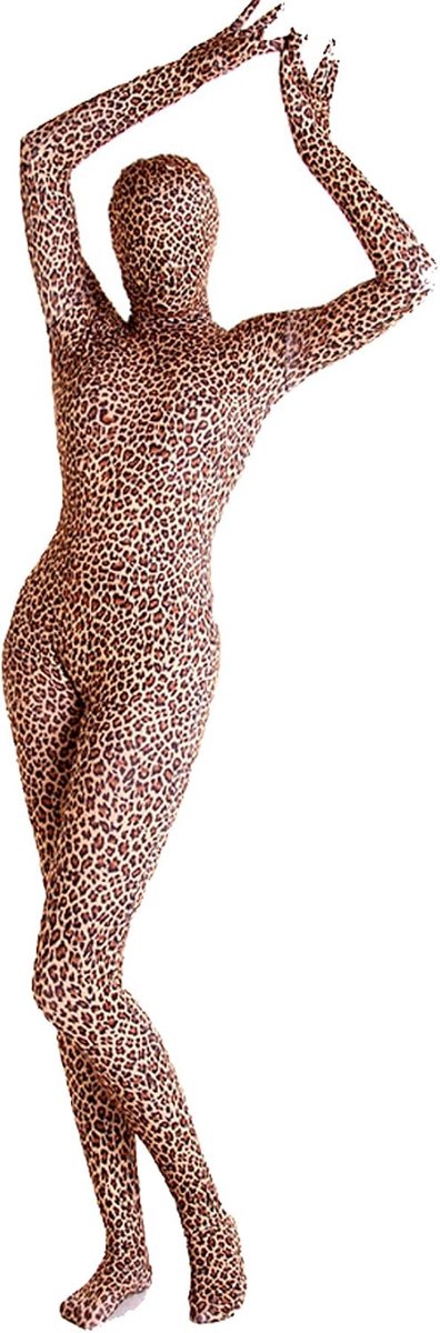 Catsuit met afneembare capuchon