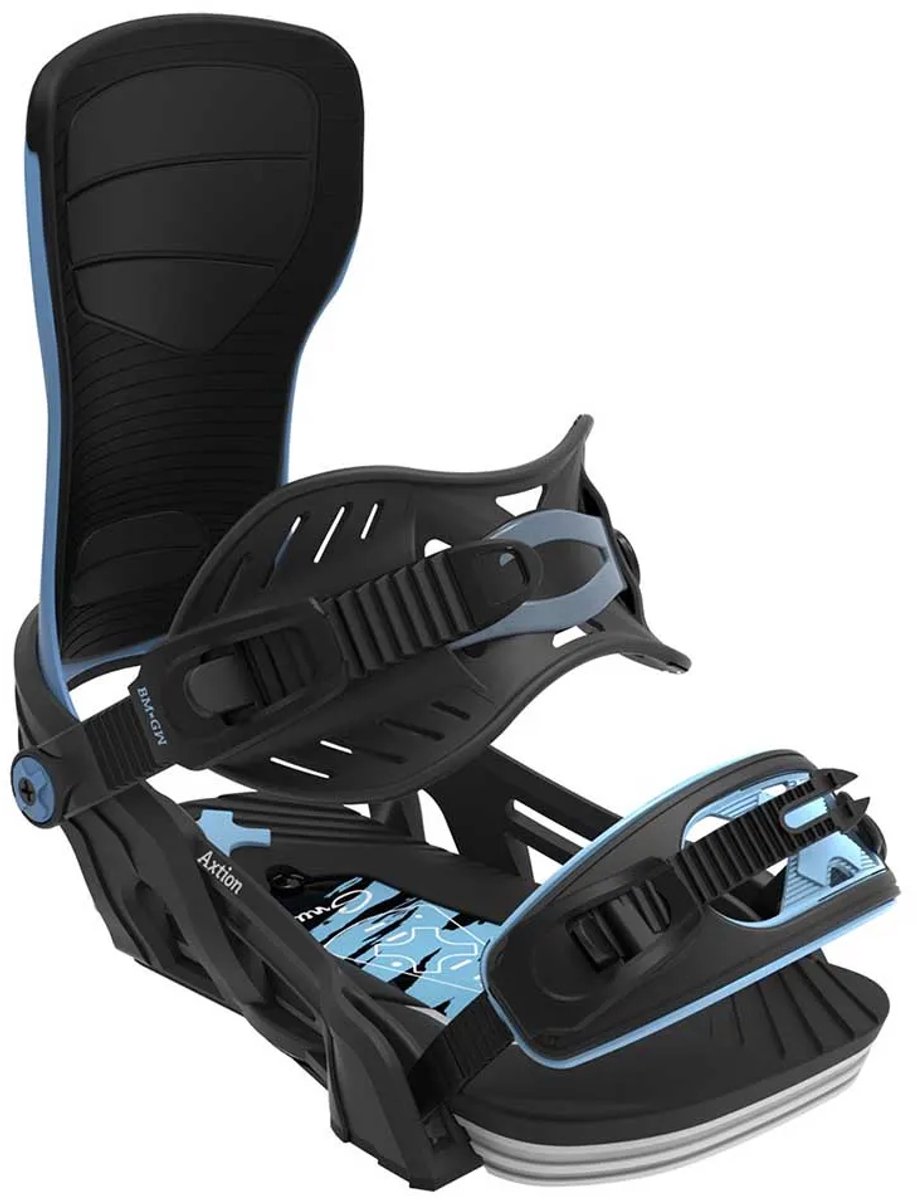 Bent Metal Axtion Snowboardbindingen M Zwart
