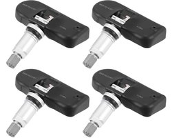 Bandenspanning Sensor - 4 Stuks - Bewakingssysteem - Nauwkeurigheid - Vervanging - Kunststof/Metaal - 433MHz - Bandenspanningmonitor