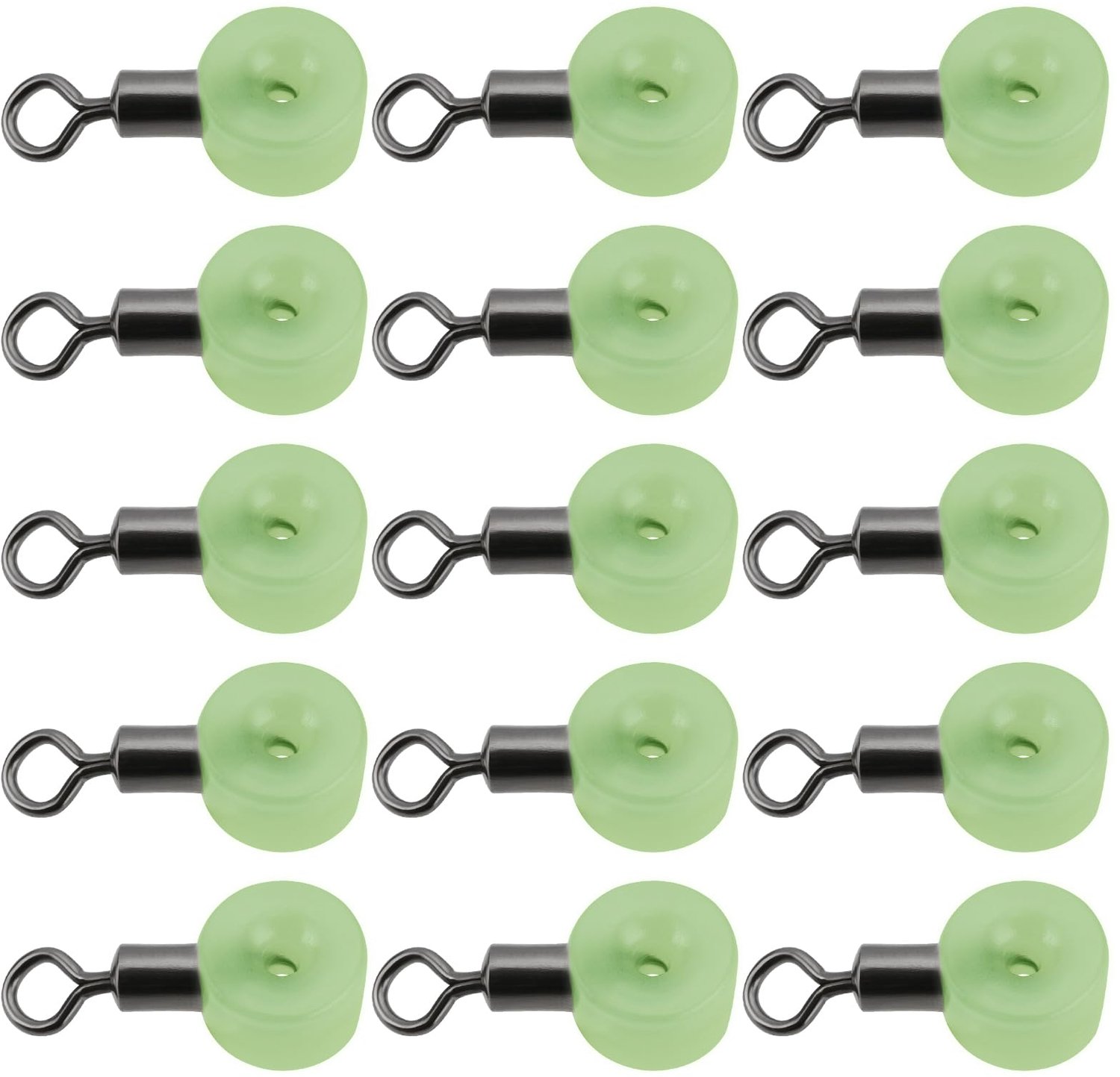 Pulley 50PCS - Antientanglement Design - Groefbescherming - Zeefishing Accessoires - 22x10mm - 1.5mm Gatdiameter - Visaccessoires