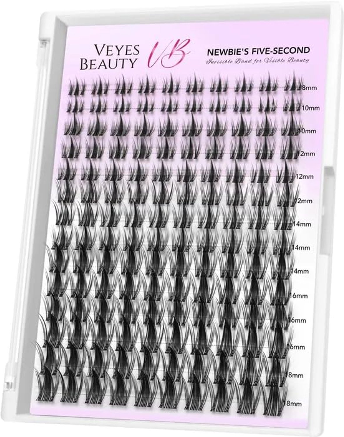 Valse Wimper Extensions voor Beginners, Fluffy Cluster Lashes