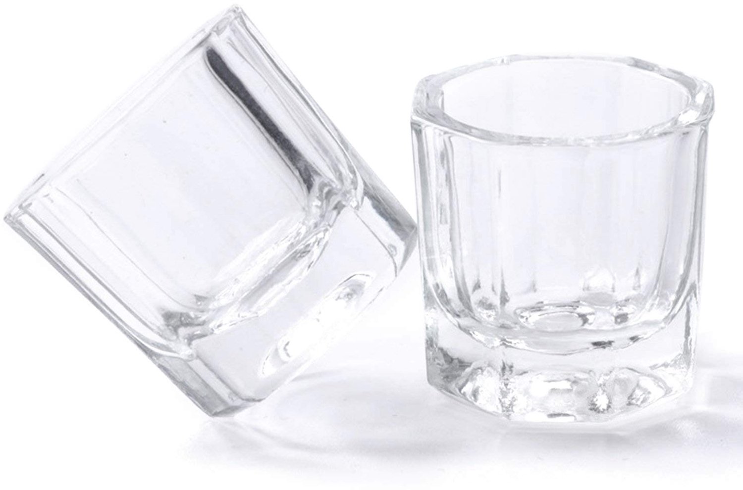 Glas Dappen Dish Set van 2 - Transparant met deksel