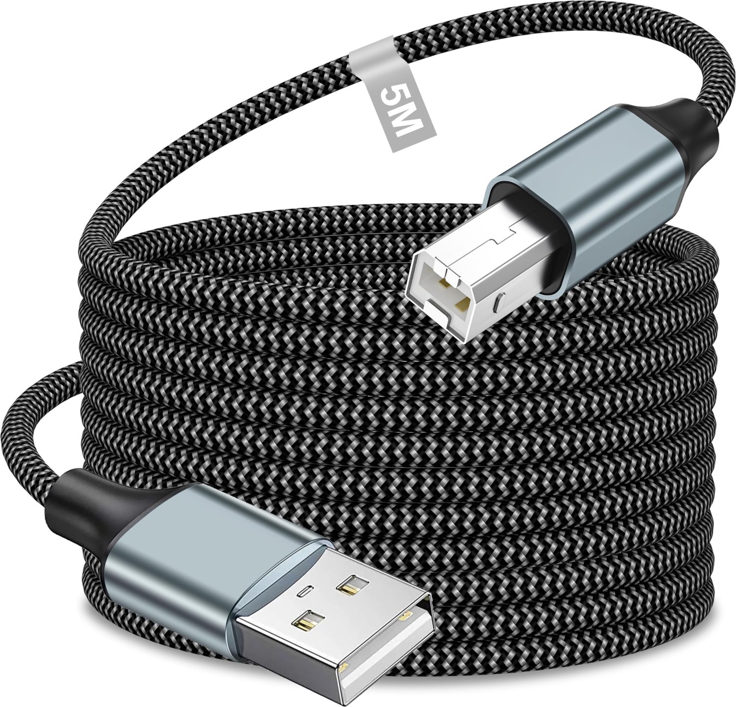 USB Printer Kabel 5m - Hoge Snelheid Nylon