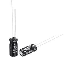 15 Stuks 22uF 25V Aluminium Elektrolytische Condensatoren Elkos 11x5mm voor Elektronische Toepassingen