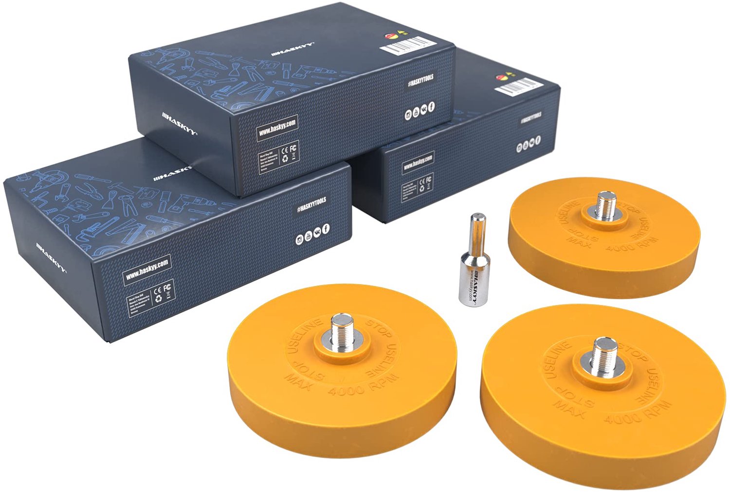 Set van 3 Folie Erasers met Adapter voor Auto's