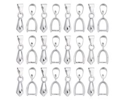 120 Stuks Squeeze Clip Bails voor Sieraden Maken