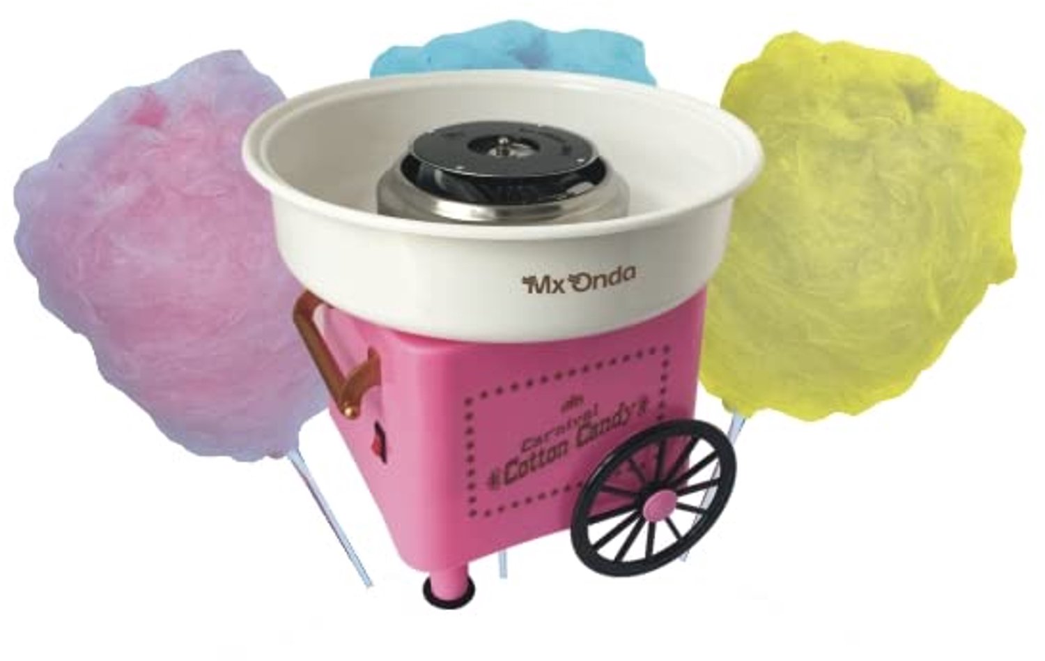 Suikerspinmachine retro - Inclusief dispensator en eenvoudig schoon te maken