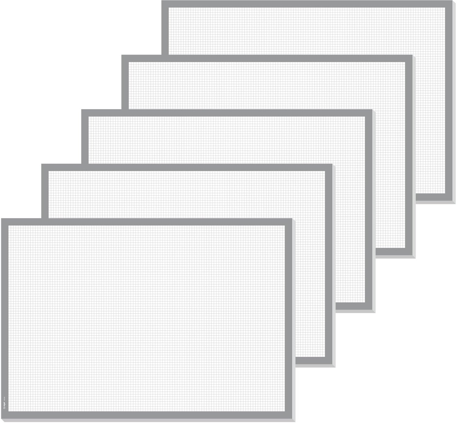 Vlakke Bureau Mat met 30 Vel A2 Papier