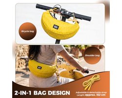 Fiets Stuur Tas - Lichtgewicht - Geel - 1.8L