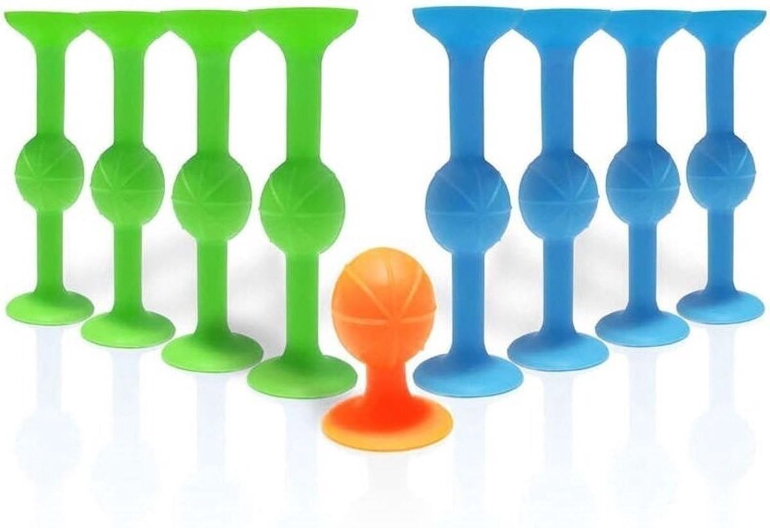 Suction Cup Dart Game met Doelen - Blauw/Groen