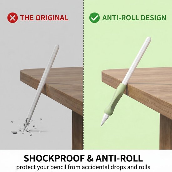 Set van 2 Ergonomische Siliconen Handgrepen voor Tablet Stylus — afbeelding 4