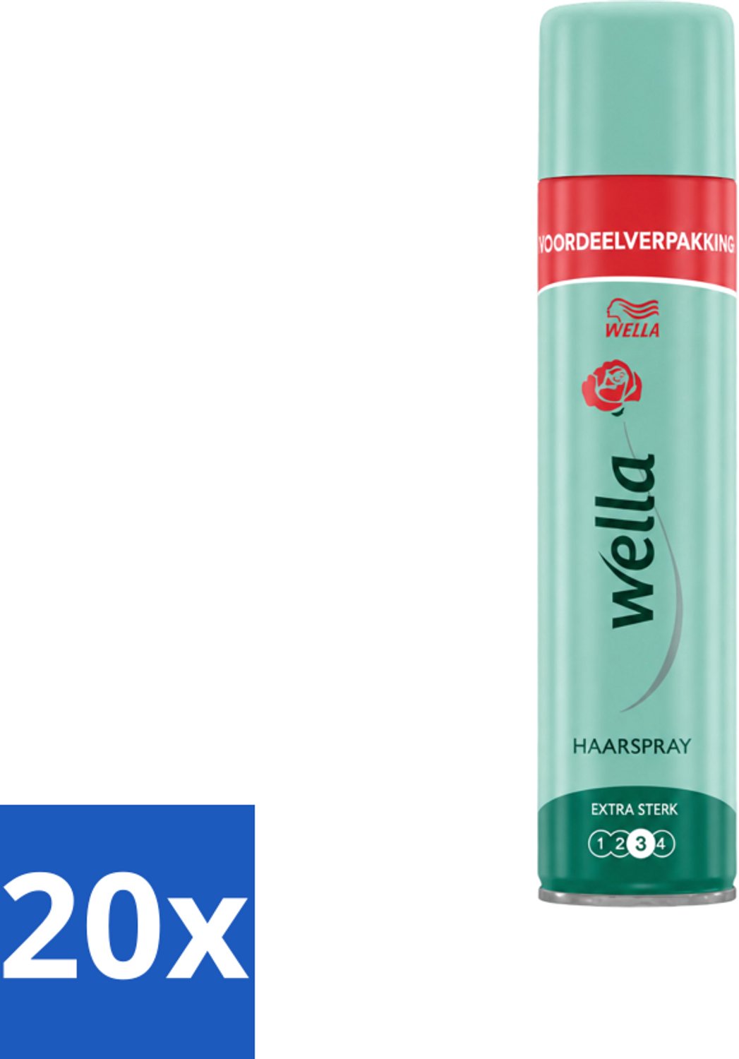 20 x Wella – Forte – Haarspray Extra Strong - 400 ml - Voordeelverpakking - 20 stuks