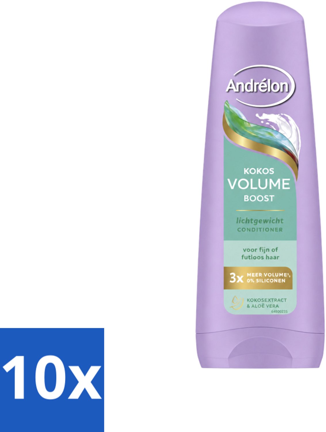 10 x Andrélon – Conditioner – Volume Boost – 200 ml - Voordeelverpakking - 10 stuks