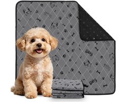 Wasbare Puppy Mat 60 x 60 cm - Zeer Absorberende Training Pads voor Honden, Antislip en Herbruikbaar, Lekvrij voor Puppy Playpens en Appartementen