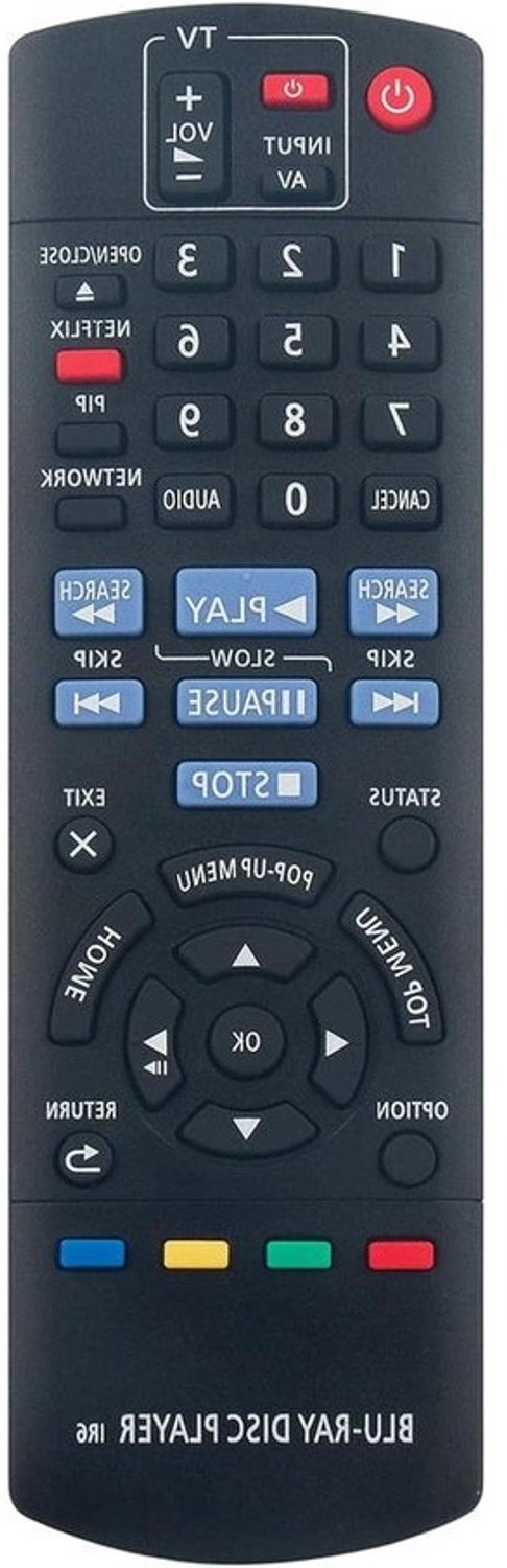 Vervangende afstandsbediening - Bediening voor speler - Blu-ray-speler bedienen - Geen programmering nodig - 15 x 8 x 08 cm