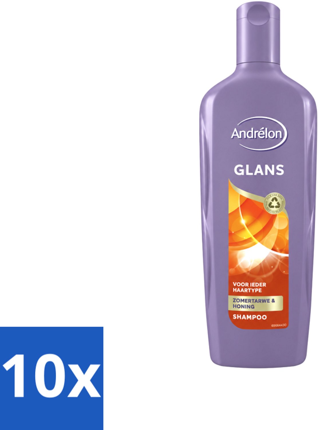 10 x Andrélon - Glans - Shampoo - 300 ml - Voordeelverpakking - 10 stuks