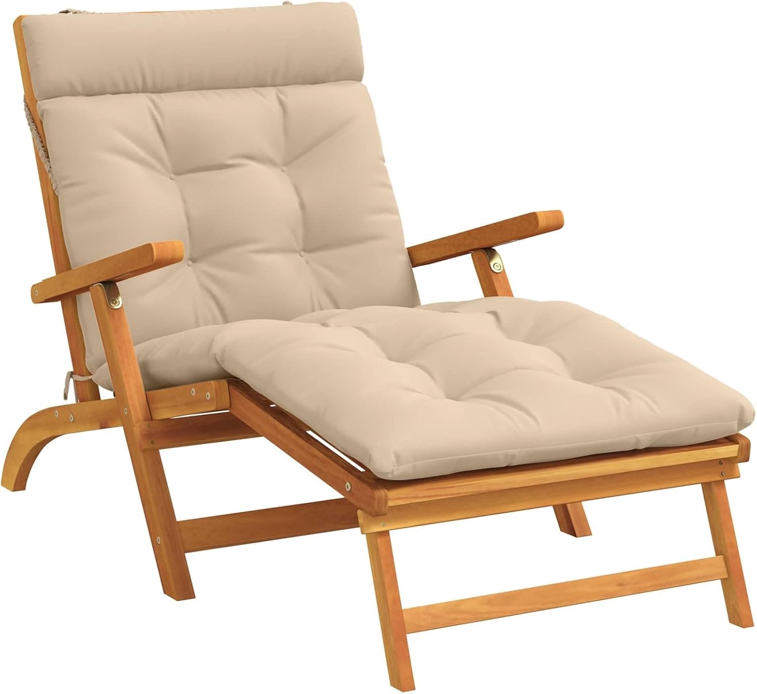 Kussen VIANEN 100% polyester crème 200 x 80 x 8 cm