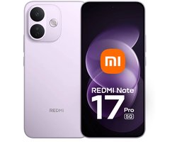 REDMI Note 17 Pro 5G - Purple - 8G RAM -512GB - 8340 mAh-batterij met 67 W HyperCharge - 6,83" 1.5K CrystalRes AMOLED display - AI ultrascherp beeldsysteem