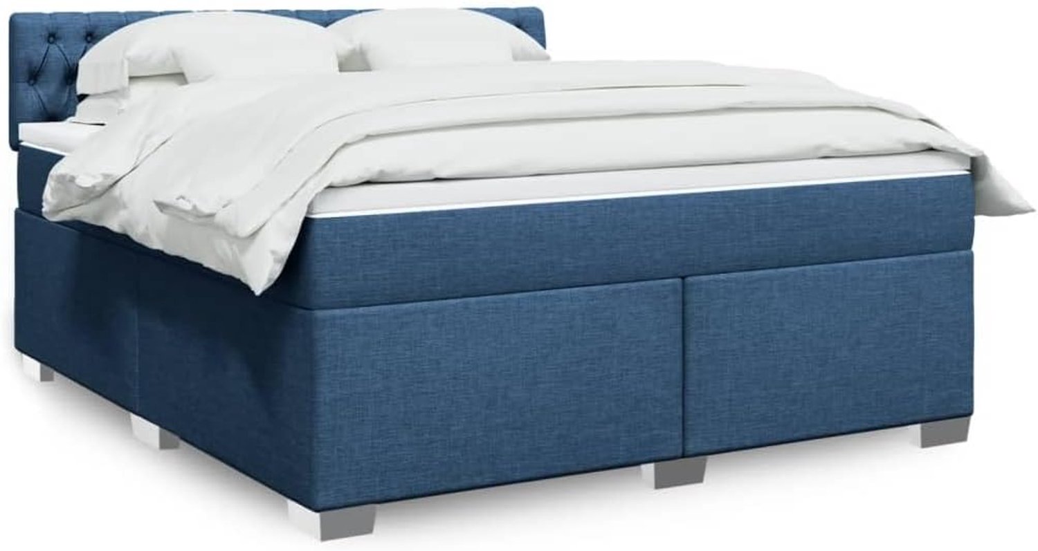 Polyesterweefsel pocketvering blauw 180x200 cm