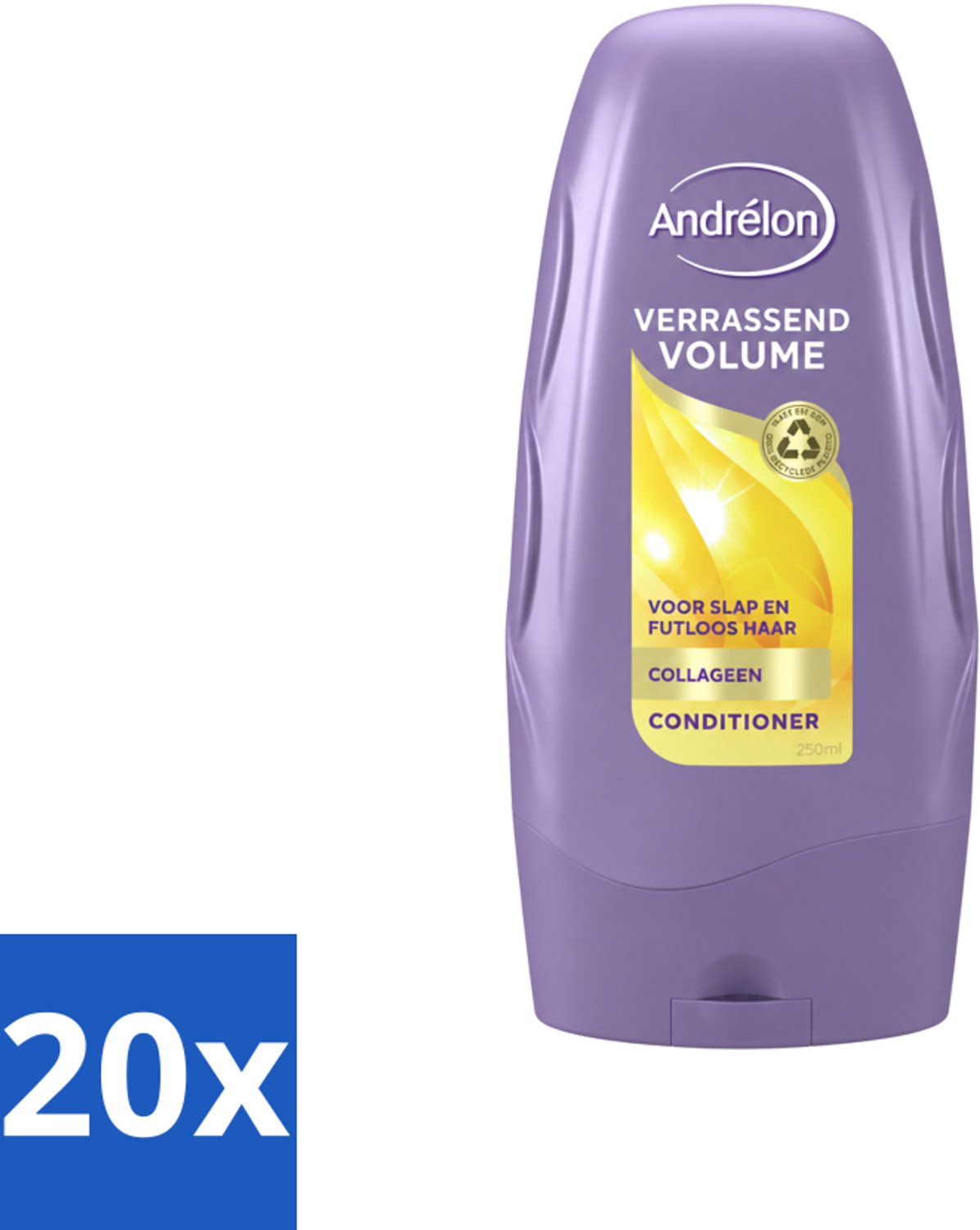 20 x Andrélon - Verrassend Volume - Conditioner - Luchtig & Vol Haar - 250 ml - Voordeelverpakking - 20 stuks