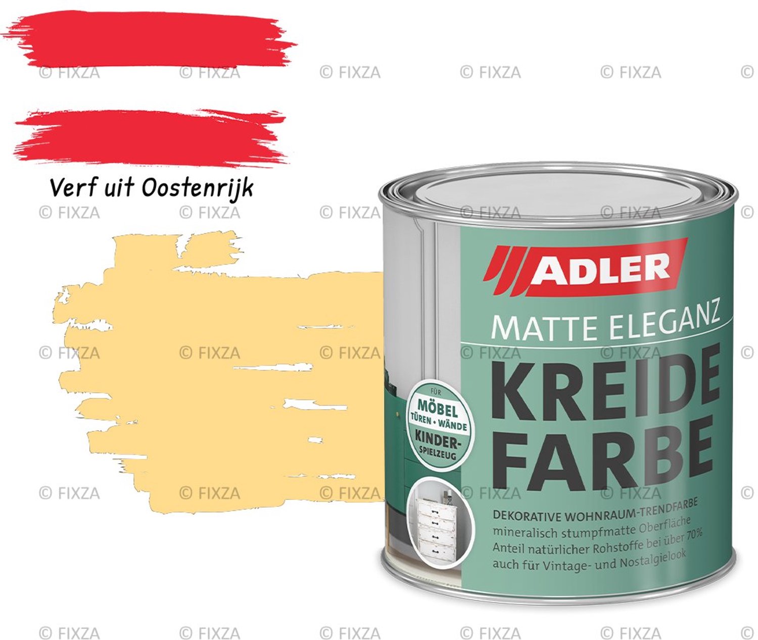 ADLER Vivido Krijtverf – Distelvink – Duurzame matte verf voor hout, meubels, deuren, metaal en kunststof – 375 ml