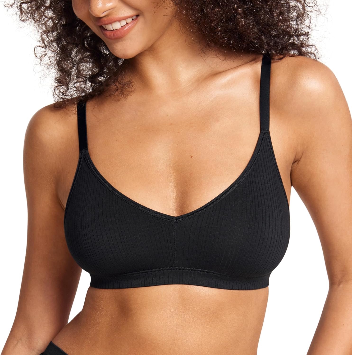 Modal geribde bralette