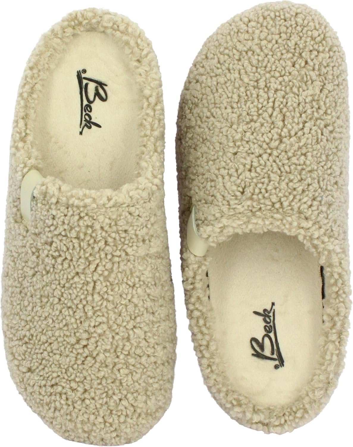 Beck Jule Dames Pantoffels - Beige, Maat 41
