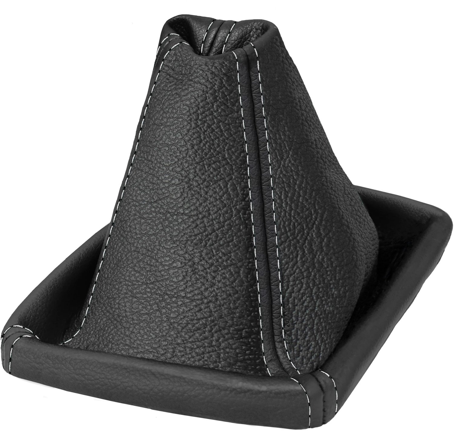 Versnellingspookhoes voor Opel Astra H 2004-2010 - Echt leer zwart/grijs
