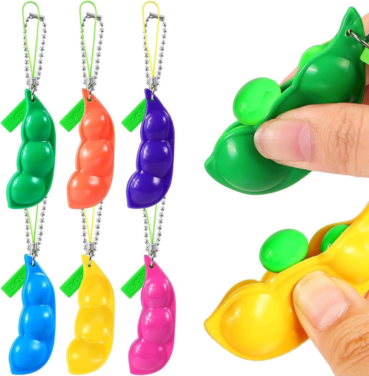 Toys, anti-stress speelgoed, anti-stress-speelgoed, fidget spinner, ADHD, stressvermindering, sensorisch autisme, handspeelgoed voor kinderen en volwassenen, 6 stuks
