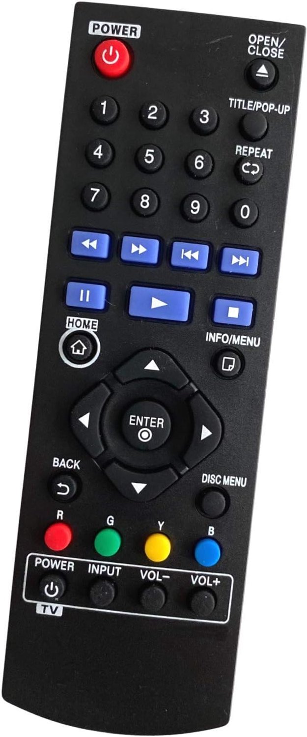 Afstandsbediening geschikt voor LG AKB73735806 | Blu-Ray Disc DVD speler