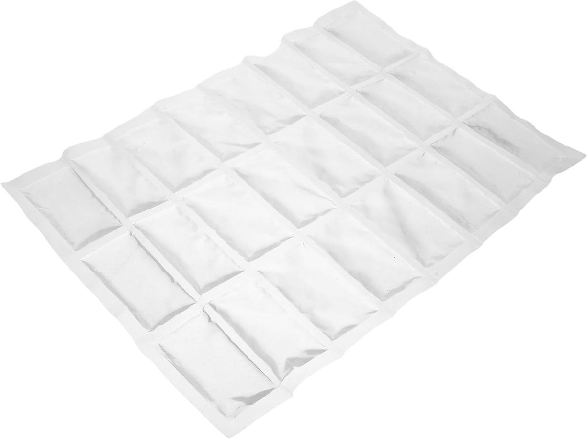 Herbruikbaar Koelgel Ijszak - Flexibel Lekvrij Pakket - Verse Snacks Bewaren - Gelijkmatige Koudeverspreiding - 37.50X26.50CM - Transparant
