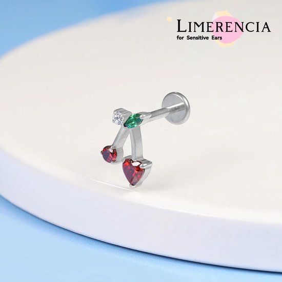 limerencia 18G Tragus Piercing, Medische Titanium Lippiercing Met 6 mm 8 mm 10 mm Staafjes, Hypoallergene Helix Piercing Oor, Labret Stud Voor Navel Tong Wenkbrauw Lip Septum Neus — afbeelding 2