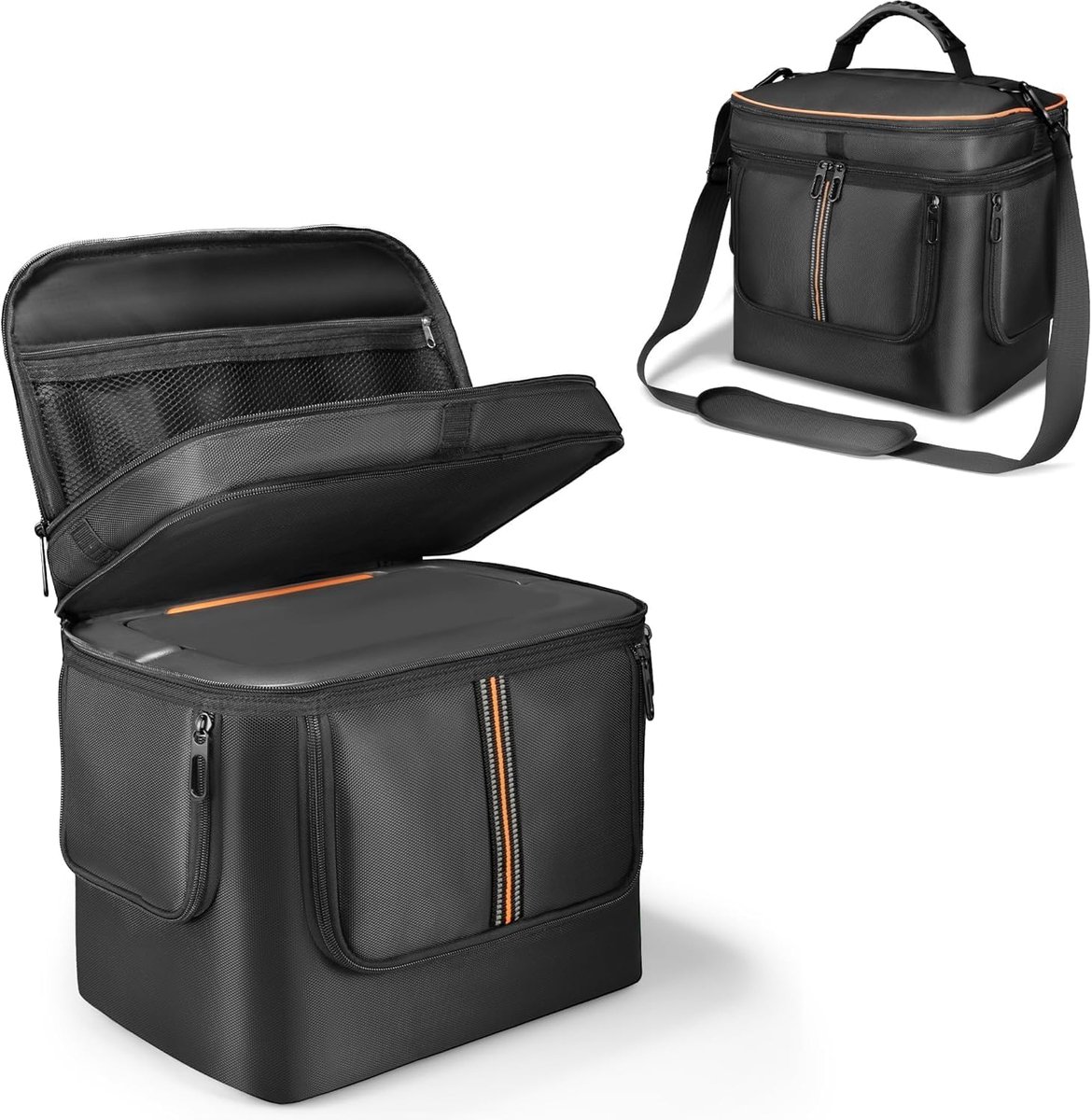 powerstation-opbergtas compatibel met Jackery Explorer 1000 V2, beschermhoes voor stroomvoorziening, oplaadkabel en accessoires voor op reis