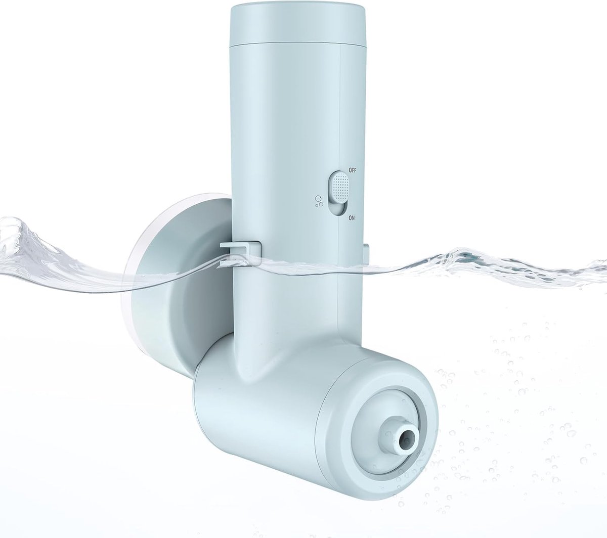 Jet Spa, Massagedruk van 65 kPa, Draadloze Draagbare Badaccessoires met Instelbare Snelheid, Bad Jets voor Thuis Spa, Ontspannend (Blauw)