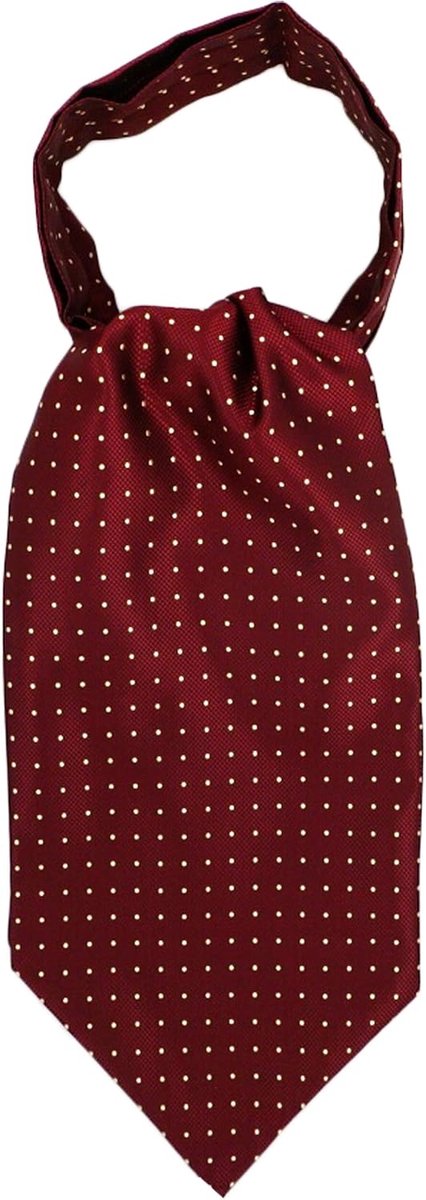 Ascotstropdas Ascot Tie Stropdassjaal Sjaal Cravat Ties Eenvoudig Chic voor Gentleman Gestippeld Paisley Eenkleurig Bloemmotief