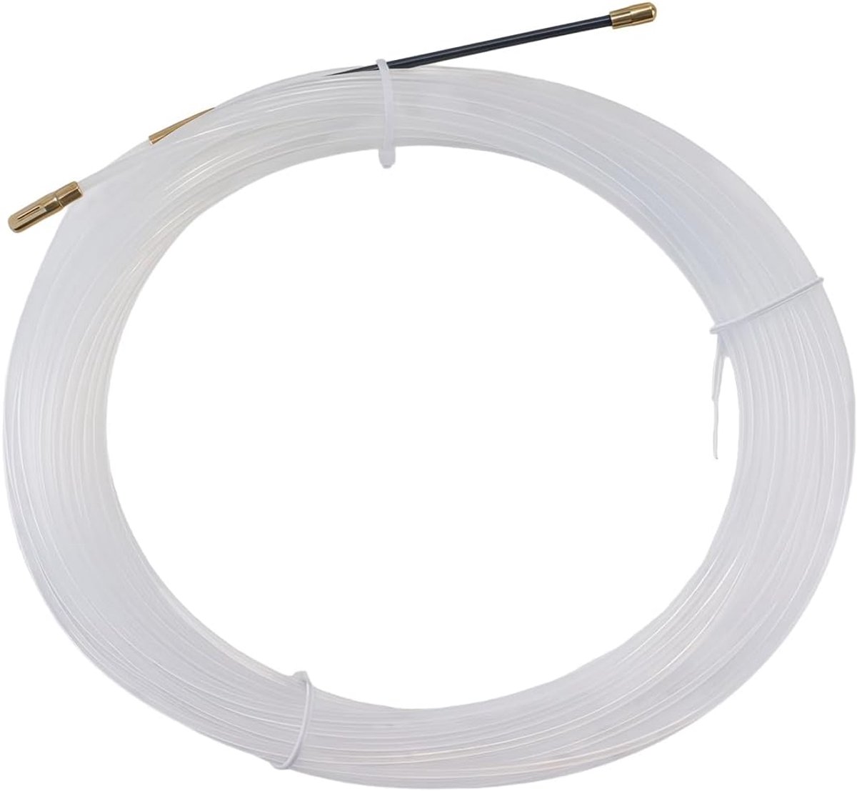 Nylon trekveer, diameter 3 mm, lengte 20 m, draadtrekker voor huisrenovatie, technische bedrading, netwerkbekabeling, flexibel en duurzaam (wit)