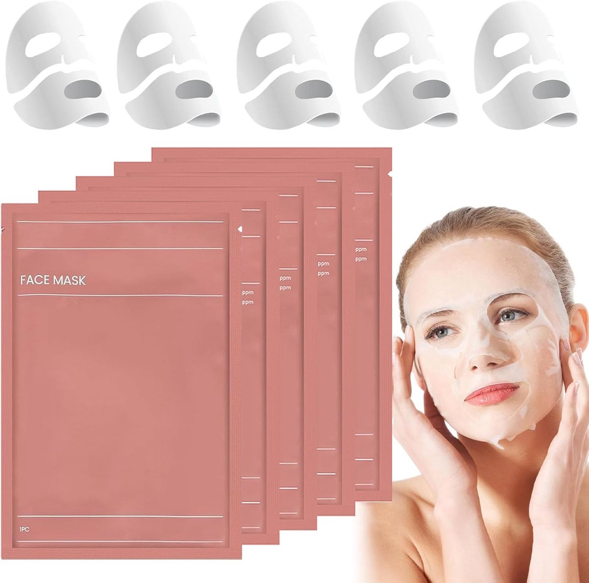 Mask Overnight, Korean Face Mask with Bio Collagen | Hydrating Facial Sheet Mask, Anti Aging Skincare Mask for All Skin Types
