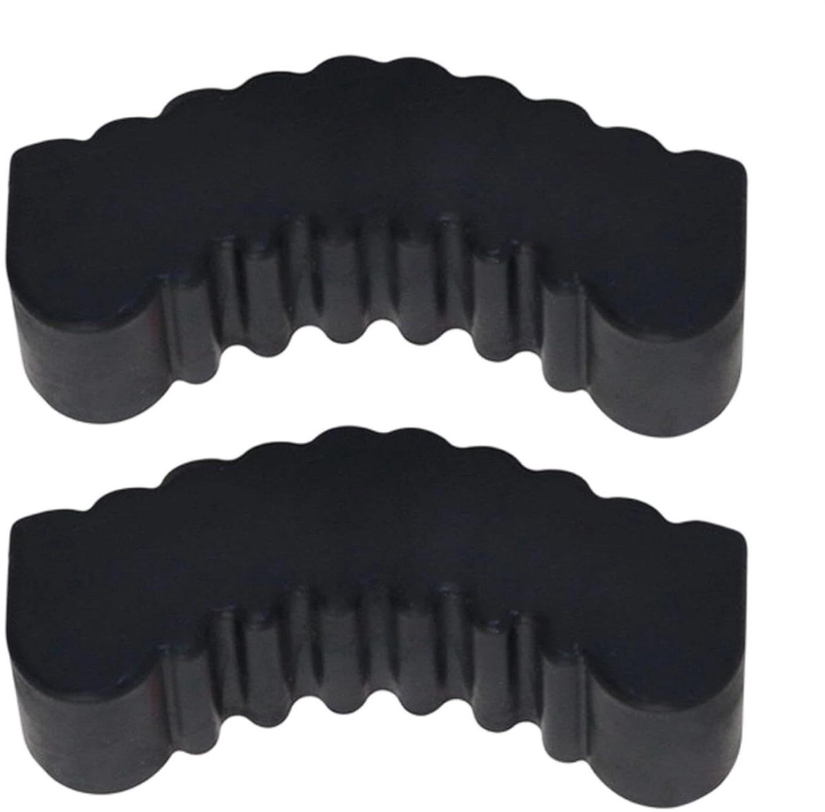 Autosteunbok Beschermpads - Krikpad Adapter - Voertuig Onderhoud - Heavy-duty rubber - 2 stuks - Zwart Rood