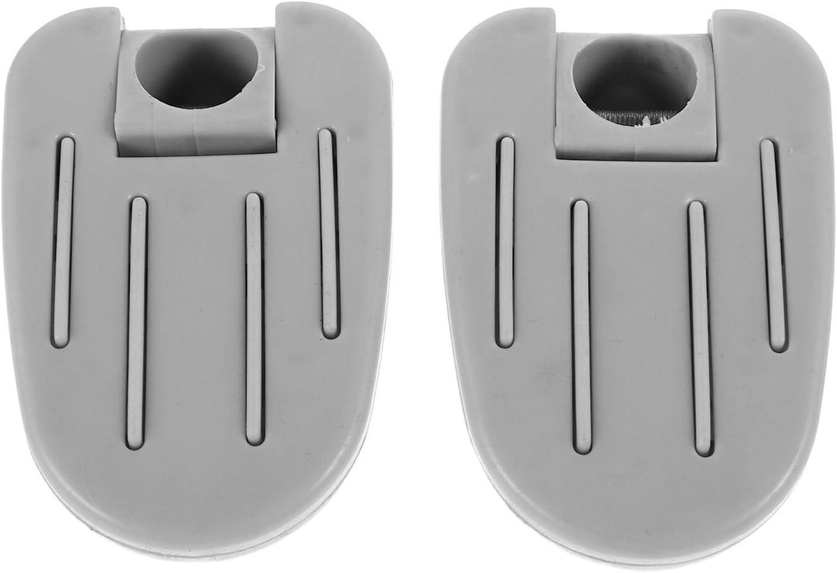 Kinderfietspedalen Driewieler Pedalen Veilig Fietsen Ergonomisch Ontwerp 9.2 x 6.2 x 3.2 cm Grijs