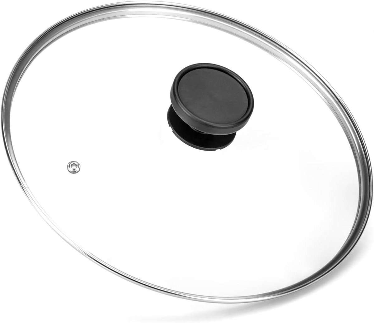 Glazen Pan Deksel Pannen Deksel Koken Met Ventiel 22 cm Transparant