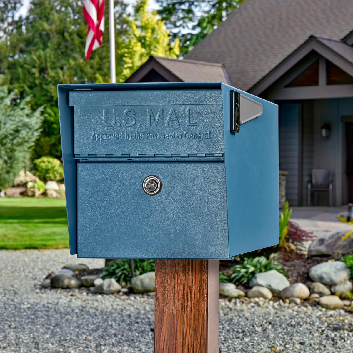 SnelShoppen - Beveiligingsbrievenbus Mail Manager met Vergrendeling, Postbox voor Pakketten en Postbundels, Gemaakt van Gegalvaniseerd Staal, Century