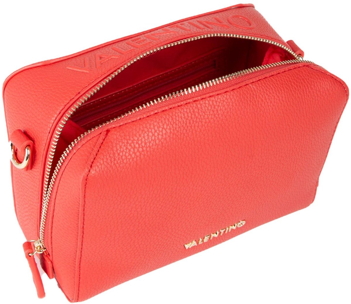 SnelShoppen - Valentino Pattie Haversack Dames Corallo, Eén Maat, Utility Schoudertas voor Dagelijks Gebruik, Trendy en Ruim, Perfect voor Feest, Uitg