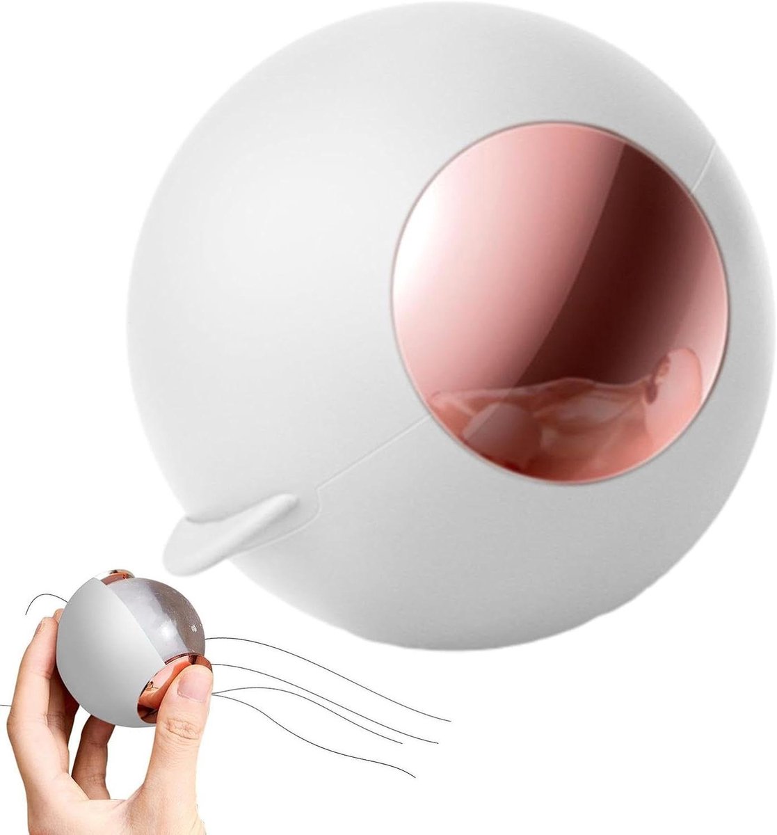 Herbruikbare Pluizenroller - Draagbare Haarverwijderaar - Kleding Reinigen - Wasbare TPE Ballen - 6.8 cm - Wit