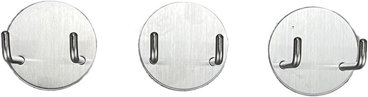Koffiefilterhouder - Wandhouder Filterrek - Koffiebereiding Organiseren - Zelfklevend Roestvrij Staal - 51-58 mm - Zilver
