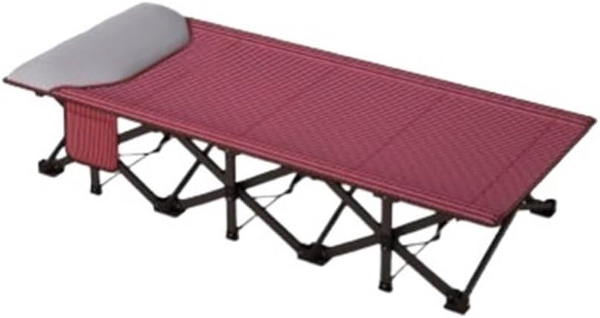Opklapbed - Bijzetbed - Rust op kantoor - Stevig stalen frame - 190 cm lengte - Groen