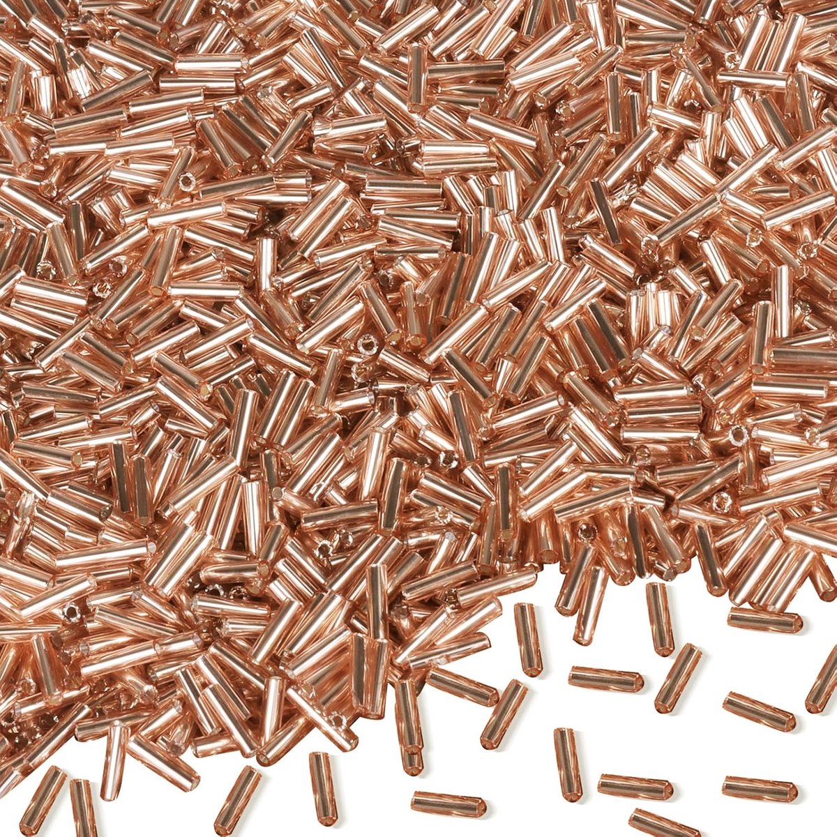 Kralen 2x7mm Rocailles parels voor armbanden, rechte lange buisglaskralen kleine knutselkralen voor DIY halsketting oorbellen handwerk