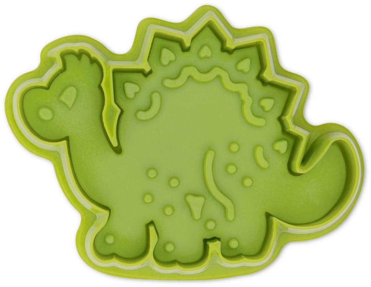 Dinosaurus uitstekers, kunststof, 6,5 cm, groen